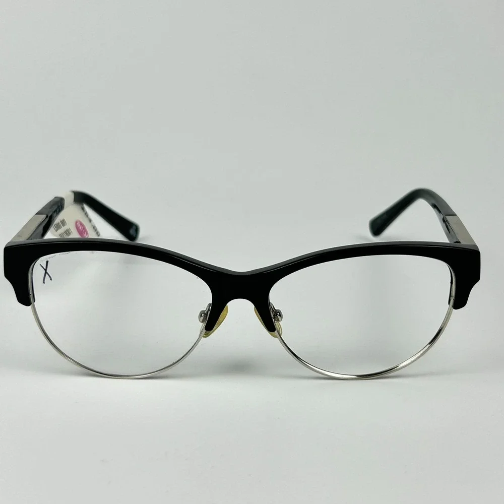 Designer Looks for Less L5000 009 Womens Eyeglasses Black Half Rim 52-15-135 mm